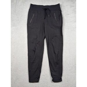 Athleta Trekkie North Jogger Pants Black Ripstop Hiking Womens Size 8 Tall